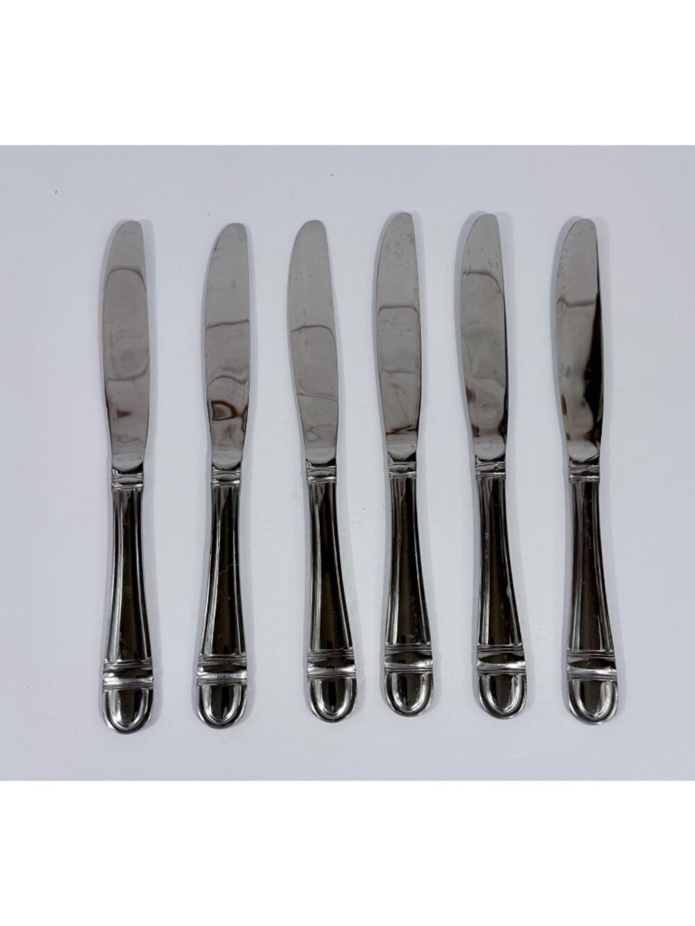 International Silver INS669 Pattern Set Of 6  Stainless Steel Knives Classic Chi